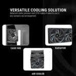 Ant Esports Darkflow Black Cabinet Fan, Triple Pack - Image 6