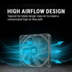 Ant Esports Darkflow Black Cabinet Fan, Triple Pack - Image 7