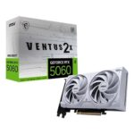 MSI RTX 5060 Ventus 2X OC White 8GB GDDR7 Graphics Card