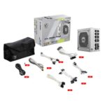 MSI MAG A850GL PCIE5 White Gold ATX 3.1 Fully Modular Smps - Image 6