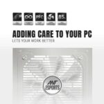 ANT Esports RX650 White 80 Plus Bronze SMPS - Image 3