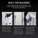 CORSAIR 5000T E-ATX Mid Tower White Case - Image 4