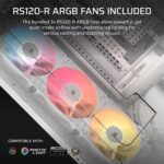 Corsair Air 5400 RS-R ARGB E-ATX White Mid Tower Case - Image 6