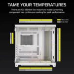 Corsair Air 5400 RS-R ARGB E-ATX White Mid Tower Case - Image 10