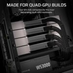 Corsair WS3000 Platinum 3000 Watt ATX 3.1 Fully Modular Workstation Smps - Image 3