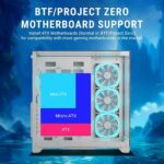 Ant Esports Crystal Mirror White ATX Mid Tower Case - Image 10