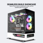 Ant Esports Crystal Spectra ARGB E-ATX Mid Tower Case - Image 5