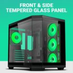 Ant Esports Crystal X11 ARGB ATX Mid Tower Case - Image 11
