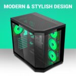 Ant Esports Crystal X11 ARGB ATX Mid Tower Case - Image 12