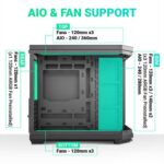 Ant Esports Crystal X11 ARGB ATX Mid Tower Case - Image 18