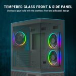 Ant Esports Crystal X3 LCD ARGB ATX Mid Tower Case - Image 13