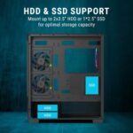 Ant Esports Crystal X3 LCD ARGB ATX Mid Tower Case - Image 4