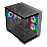 Ant Esports Crystal X4 ARGB Grey ATX Mid Tower Case - Image 8
