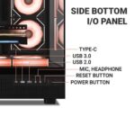 Ant Esports Crystal X6 ARGB ATX Mid Tower Case - Image 17