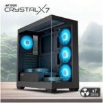 ANT Esports Crystal X7 ARGB ATX Mid Tower Case - Image 2