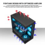 ANT Esports Crystal X7 ARGB ATX Mid Tower Case - Image 3