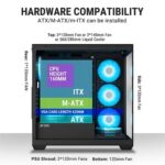 ANT Esports Crystal X7 ARGB ATX Mid Tower Case - Image 4