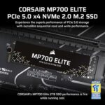Corsair MP700 Elite 1TB NVMe Gen5 SSD - Image 2