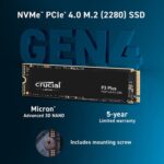 Crucial P3 Plus 1TB M.2 NVMe Gen4 SSD - Image 2