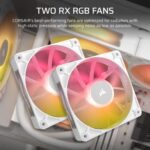 Corsair iCUE LINK Titan 240 RX LCD RGB White CPU Liquid Cooler - Image 4