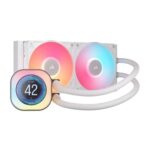 Corsair iCUE LINK Titan 240 RX LCD RGB White CPU Liquid Cooler - Image 2