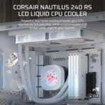Corsair Nautilus 240 RS LCD White CPU Liquid Cooler - Image 2