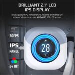 Corsair Nautilus 240 RS LCD White CPU Liquid Cooler - Image 3