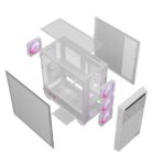 Dawg Y 804 White ARGB ATX Mid Tower Case - Image 6
