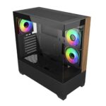 Cooler Master Elite 690 Wood ARGB ATX Mid Tower Case - Image 3