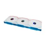 Lian Li UNI Fan TL Wireless LCD ARGB 120mm White Cabinet Fan, Triple Pack