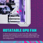 Cooler Master HAF 500 White E-ATX Mid Tower Case - Image 5