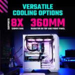 Cooler Master HAF 500 White E-ATX Mid Tower Case - Image 8