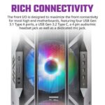 Cooler Master HAF 700 Titanium Grey ARGB E-ATX Full Tower Case - Image 4