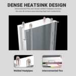 Ant Esports ICE-C200 V2 120mm CPU Air Cooler - Image 4