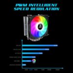 Ant Esports ICE-C400 120mm CPU Air Cooler with Rainbow LED - Image 7