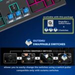 Ant Esports MK1850 Gaming Keyboard with Blue Switches - Image 4