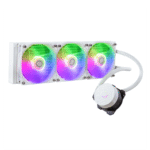 Cooler Master MasterLiquid 360L Core ARGB 360mm CPU Liquid Cooler (White) - Image 6