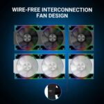 Ant Esports Quartzflow ARGB 120mm 3-in-1 Cabinet Fan - Image 2