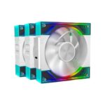 Ant Esports Quartzflow ARGB 120mm 3-in-1 Cabinet Fan (White)