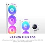 Nzxt Kraken Plus 360mm RGB White CPU Liquid Cooler - Image 2