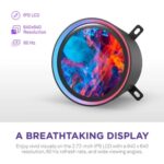 NZXT Kraken Elite 420 RGB CPU Liquid Cooler with IPS LCD - Image 4