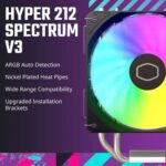 Cooler Master Hyper 212 Spectrum V3 ARGB CPU Air Cooler - Image 7