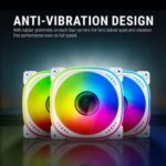 Ant Esports Spectraflow ARGB White Cabinet Fan (Triple Pack) - Image 5