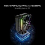 Ant Esports V6 Digital ARGB 120mm CPU Air Cooler with Temperature Display - Image 5