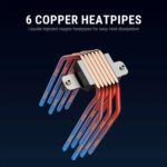 Ant Esports V6 Digital ARGB 120mm CPU Air Cooler with Temperature Display - Image 6