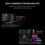 Ant Esports V8 Digital ARGB 120mm Dual Tower CPU Air Cooler with Temperature Display - Image 12