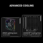 Ant Esports V8 Digital ARGB 120mm Dual Tower CPU Air Cooler with Temperature Display - Image 4