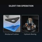 Ant Esports V8 Digital ARGB 120mm Dual Tower CPU Air Cooler with Temperature Display - Image 10