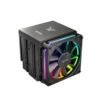 Ant Esports V8 Digital ARGB 120mm Dual Tower CPU Air Cooler with Temperature Display