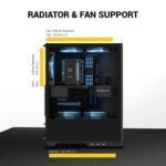 Ant Esports X2 LCD ARGB ATX Mid Tower Case - Image 6